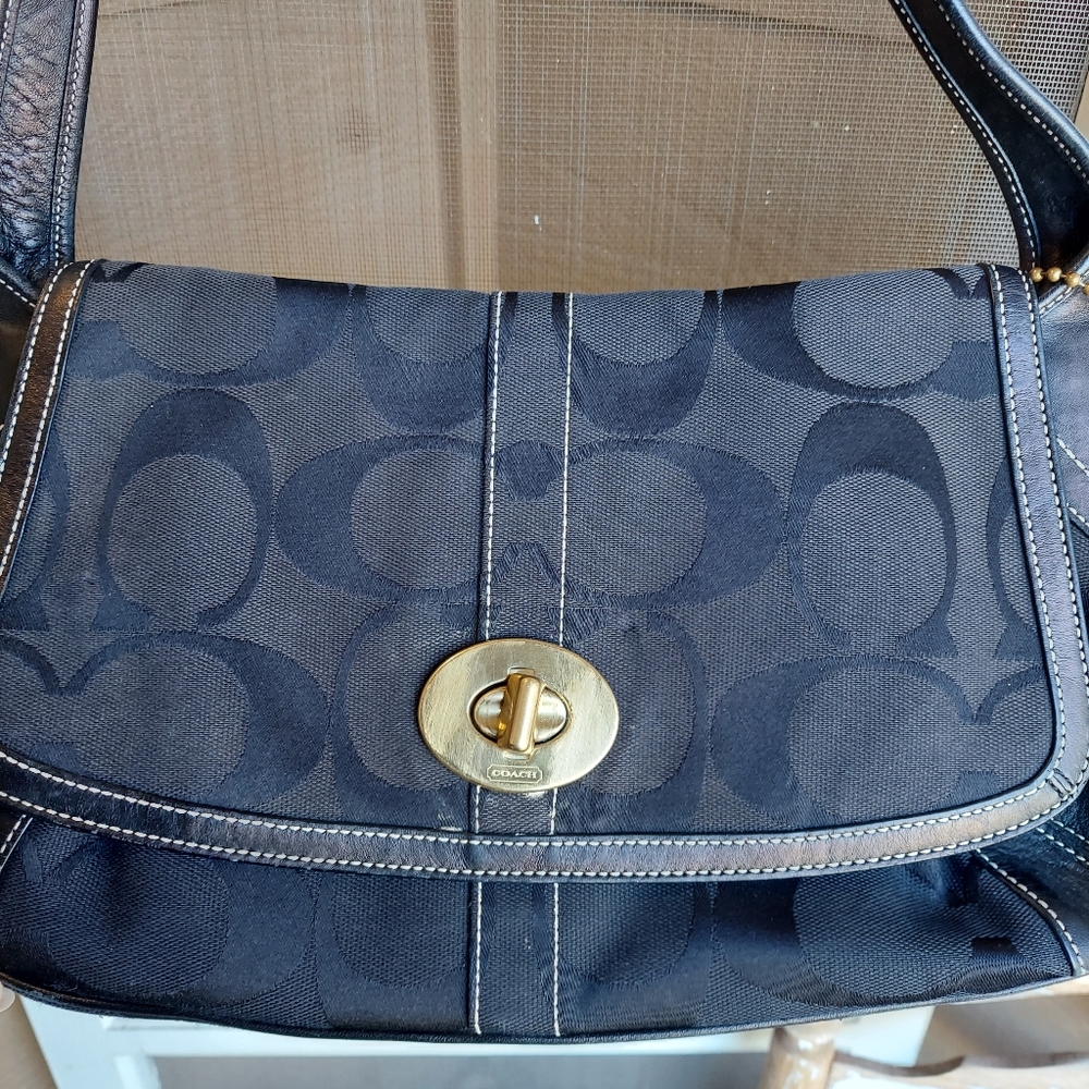 Black Coach handbag
